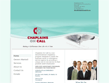 Tablet Screenshot of chaplainsoncall365.com